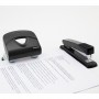 Діркопробивач Exakt-2 металевий, 30арк, чорний (Axent)