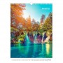 Календар настінний А3 2026 р., Waterfalls (Axent)