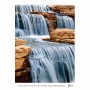 Календар настінний А3 2026 р., Waterfalls (Axent)