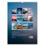 Календар настінний А3 2026 р., Landscapes (Axent)