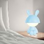 Світильник-нічник LED з акумулятором Cute Bunny, блакитний (Kite)