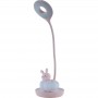 Настільна лампа LED з акумулятором Cloudy Bunny, рожевий (Kite)