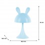 Світильник-нічник LED з акумулятором Simple Bunny, блакитний (Kite)