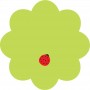 Блок бумаги с липким слоем, Flower 70х70 мм, 50 л (Axent)