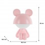 Светильник-ночник LED с аккумулятором Cute Mouse, розовый (Kite)