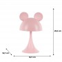 Светильник-ночник LED с аккумулятором Simple Mouse, розовый (Kite)