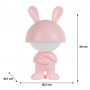 Светильник-ночник LED с аккумулятором Dreamy Bunny, розовый (Kite)