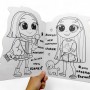Раскраска детская "Милашки. TRENDY GIRLS", укр (Апельсин)