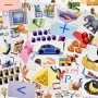 Настольная игра Strateg "Умный чемодан. Алфавит, цифры, вкусы, цвета", укр (Strateg)