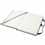 Книга записная Partner Prime, 145*210, 96 л, клетка, чёрная (Axent)