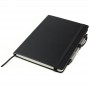 Книга записная Partner Prime, 145*210, 96 л, клетка, чёрная (Axent)