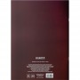 Тетрадь для записей А4 48 л., клет., бордовая (Axent)