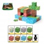Конструктор магнитный "Майнкрафт/Minecraft" 49 элементов, фигурки героев, в коробке (MiC)