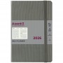 Ежедневник 2026 Partner Lines, 145*210, серый (Axent)