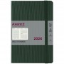 Ежедневник 2026 Partner Lines, 145*210, темно-зеленый (Axent)