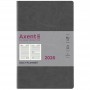 Ежедневник 2026 Partner City Soft, 145*210, серый (Axent)