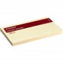 Блок бумаги с липким слоем 75x125 мм, 100 л., желт (Axent)