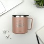 Термокружка 400 мл, пудра Coffee makes me sexy (Kite)
