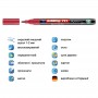 Маркер Paint e-791 1-2 мм круглый розовый (edding)