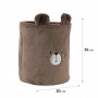 Корзина для хранения 3100 Sweet Bear 30х35 см, плюшевая (Kite)