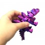 Игрушка подвижная 3D Динозавр 18 см, Стегозавр (ЗЕЛЕНО-ГОЛУБОЙ ГРАДИЕНТ) (MiC)