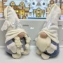 М'які іграшки "Сімʼя гномів", Hand Made (комплект: 2 гнома висотою 28 см), білі (MiC)