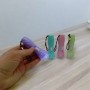 Фонарик на батарейках (длина - 10 см) розовый (MiC)