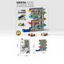 Трек 6 уровней, 10 машинок, в коробке (BLB TOY)