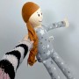 Мягкая кукла-объятия "Подружка", 100 см (ВИД 1) (Селена)