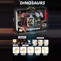Раскопки "Динозавры" инструменты, гипсовый брикет, в коробке (SEN QI NUO TOYS)