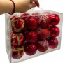Новогодние украшения, 24 штук, шарики, D=5,5 см, в слюде (MiC)