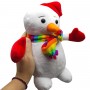 Мягкая игрушка "Снеговик" (24 см) с голубой шапочкой (Копиця)