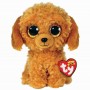 Детская мягкая игрушка TY Beanie Boos. Золотая собака NOODLES 15 см (TY)