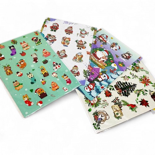 Видання для дозвілля "Зимові наліпки" В6, 2 арк. (Апельсин) Видання для дозвілля "Зимові наліпки" В6, 2 арк. (Апельсин)