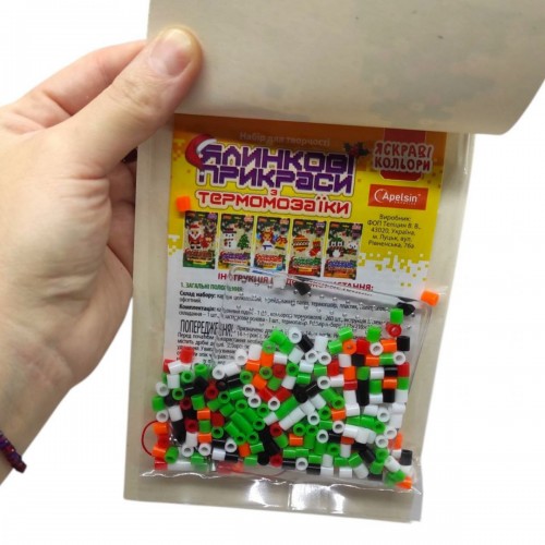 Ялинкові прикраси з термомозаїки (САНТА) (Апельсин) Ялинкові прикраси з термомозаїки (САНТА) (Апельсин)