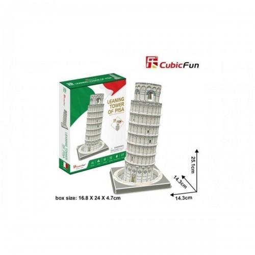 Трехмерная головоломка-конструктор Пизанская башня (Cubic Fun) Трехмерная головоломка-конструктор Пизанская башня (Cubic Fun)