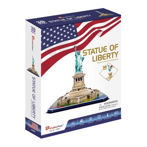 CubicFun Трехмерная головоломка-конструктор СТАТУЯ СВОБОДЫ (Cubic Fun) CubicFun Трехмерная головоломка-конструктор СТАТУЯ СВОБОДЫ (Cubic Fun)