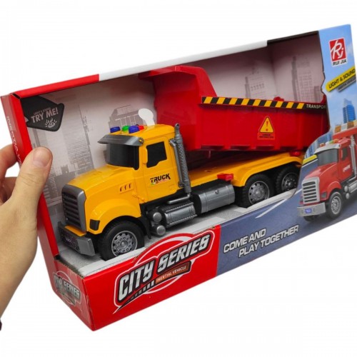 Машина самоскид (ЖОВТА+ЧЕРВОНИЙ) (RUI JIA) Машина самоскид (ЖОВТА+ЧЕРВОНИЙ) (RUI JIA)