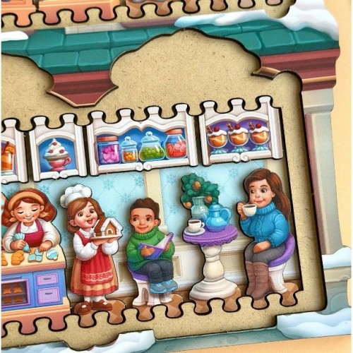 Деревянный вкладыш "Магазин игрушек" (Ubee) Деревянный вкладыш "Магазин игрушек" (Ubee)