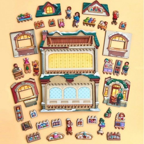 Деревянный вкладыш "Магазин игрушек" (Ubee) Деревянный вкладыш "Магазин игрушек" (Ubee)