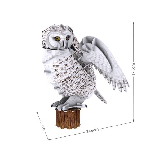 Cubic Fun Трехмерная головоломка-конструктор серии Исчезающие животные Снежная сова (Cubic Fun) Cubic Fun Трехмерная головоломка-конструктор серии Исчезающие животные Снежная сова (Cubic Fun)