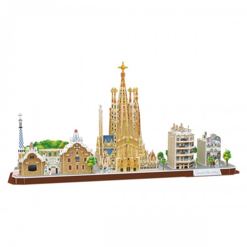 ТРЕХМЕРНАЯ ГОЛОВОЛОМКА-КОНСТРУКТОР CITY LINE BARCELONA (Cubic Fun) ТРЕХМЕРНАЯ ГОЛОВОЛОМКА-КОНСТРУКТОР CITY LINE BARCELONA (Cubic Fun)