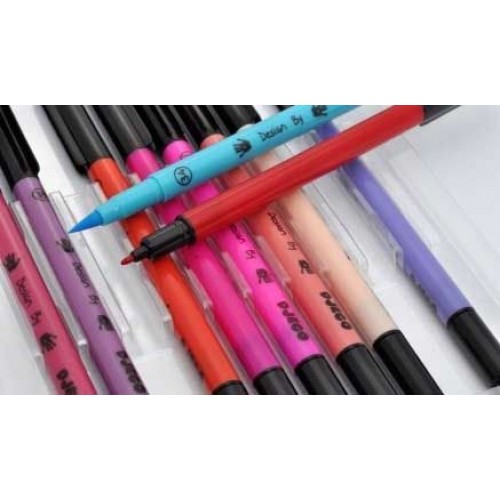 Цветные фломастеры с аксессуарами набор 10шт. (Djeco) Цветные фломастеры с аксессуарами набор 10шт. (Djeco)