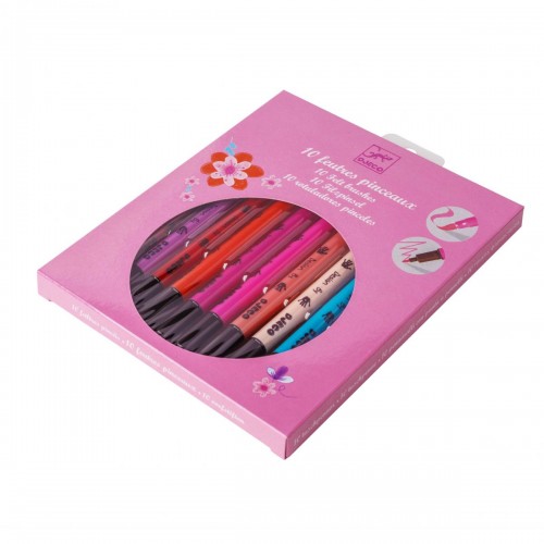 Цветные фломастеры с аксессуарами набор 10шт. (Djeco) Цветные фломастеры с аксессуарами набор 10шт. (Djeco)