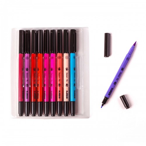 Цветные фломастеры с аксессуарами набор 10шт. (Djeco) Цветные фломастеры с аксессуарами набор 10шт. (Djeco)