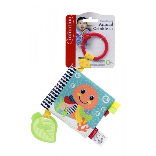 Навесная книга с прорезывателем Восьминожка (Infantino) Навесная книга с прорезывателем Восьминожка (Infantino)