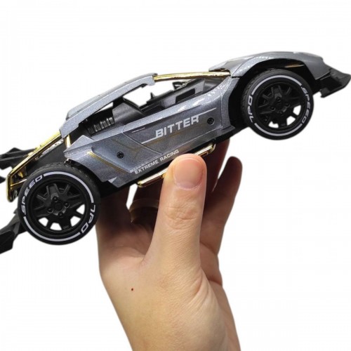 Машина на радиоуправлении "EXTREME RACING" (металл. корпус, аккум. 3.7V, 2,4 ГГц, серебристый) (KS Drive) Машина на радиоуправлении "EXTREME RACING" (металл. корпус, аккум. 3.7V, 2,4 ГГц, серебристый) (KS Drive)