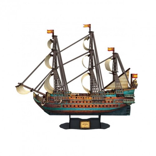 ТРЕХМЕРНАЯ ГОЛОВОЛОМКА-КОНСТРУКТОР ИСПАНСКАЯ АРМАДА. САН ФЕЛИПЕ (Cubic Fun) ТРЕХМЕРНАЯ ГОЛОВОЛОМКА-КОНСТРУКТОР ИСПАНСКАЯ АРМАДА. САН ФЕЛИПЕ (Cubic Fun)