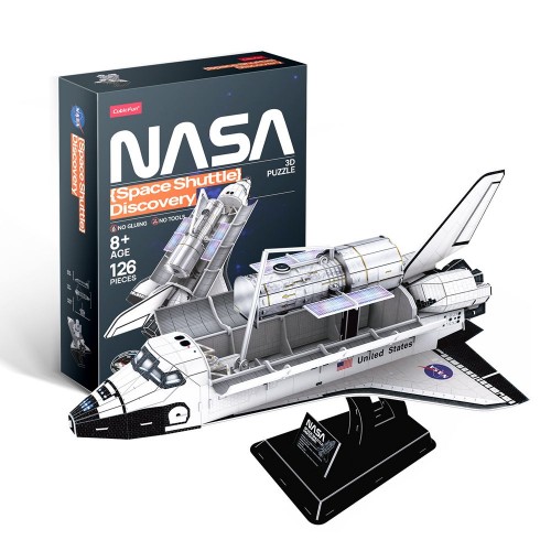 CubicFun Трехмерная головоломка-конструктор NASA Космический шаттл Дискавери (Cubic Fun) CubicFun Трехмерная головоломка-конструктор NASA Космический шаттл Дискавери (Cubic Fun)