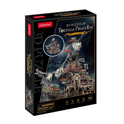 CubicFun Трехмерная головоломка-конструктор Пиратский корабль Тортуга (Cubic Fun) CubicFun Трехмерная головоломка-конструктор Пиратский корабль Тортуга (Cubic Fun)